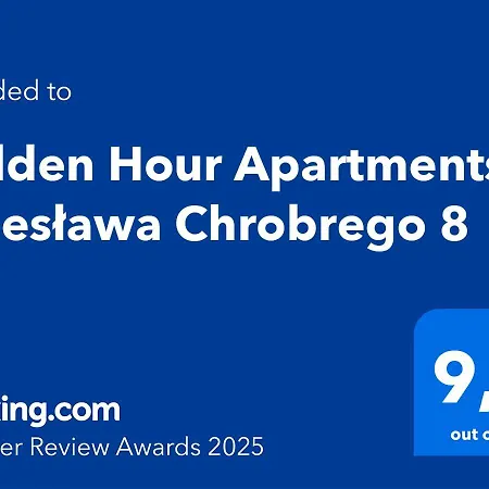 Golden Hour Apartments- Boleslawa Chrobrego 8 *